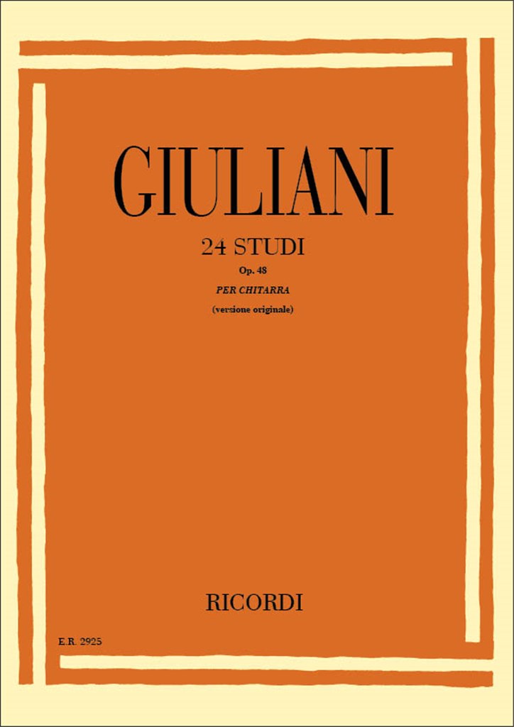 Esercizio Per La Chitarra. 24 Studi Op. 48